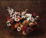 Bouquet of Flowers II by Henri Fantin-Latour